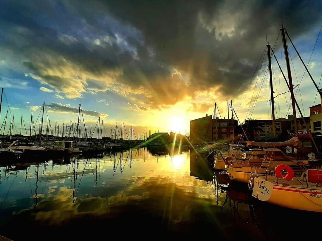 Cap D'Agde Port Lano T2 Clim, Piscine, Tennis Et Parking Zewnętrze zdjęcie