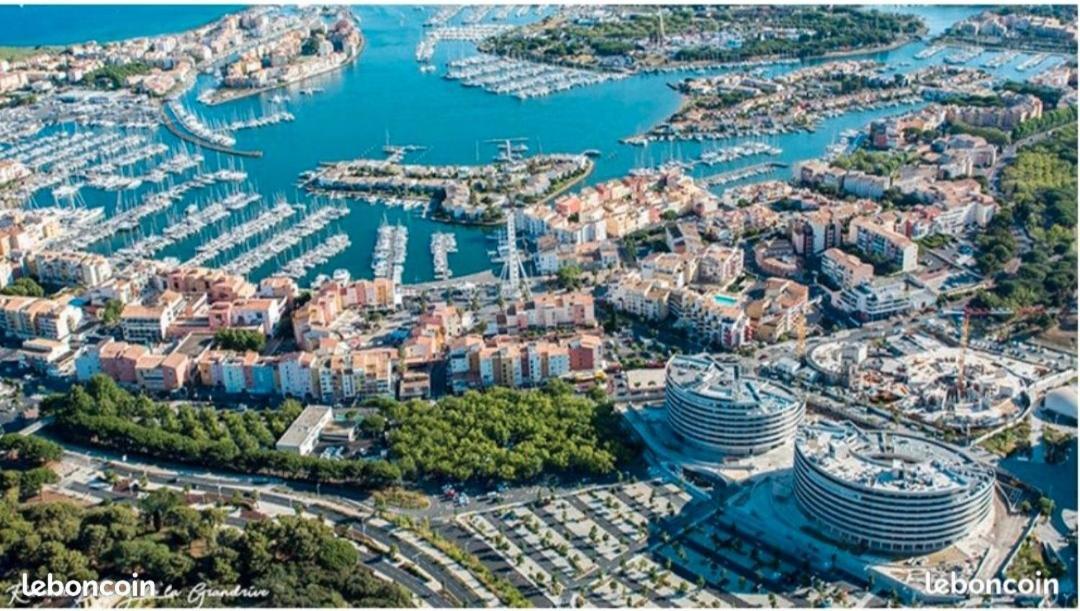 Cap D'Agde Port Lano T2 Clim, Piscine, Tennis Et Parking Zewnętrze zdjęcie
